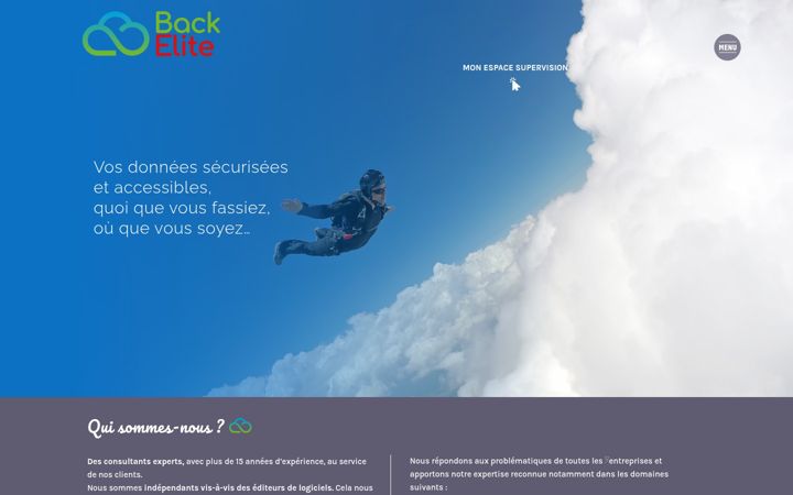 Screenshot of back-elite.com