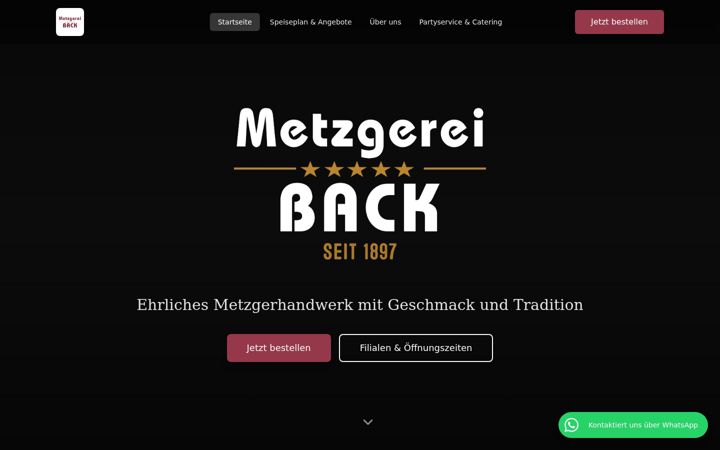 Screenshot of back-metzgerei.de