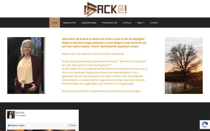 Screenshot of backat.nl
