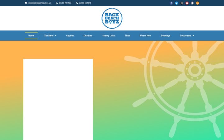 Screenshot von backbeachboyz.co.uk