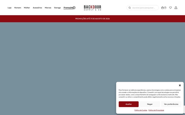 Screenshot of backdoor.com.pt