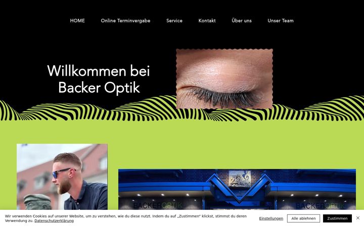Screenshot of backer-optik.de
