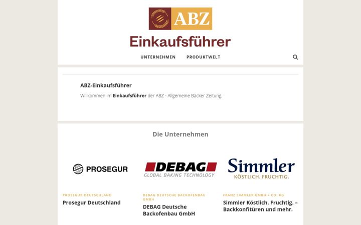 Screenshot of backexpo.de