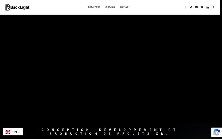 Screenshot of backlight.fr