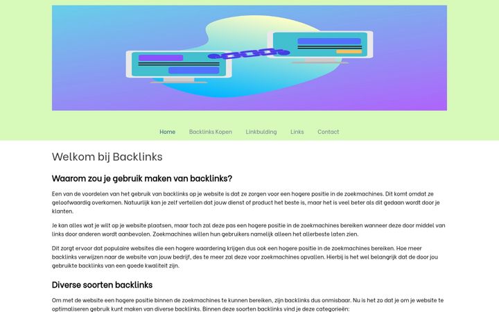 Screenshot of backlinks-online.nl