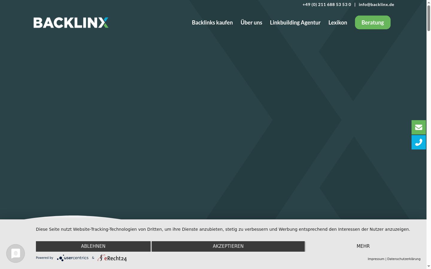 Screenshot tal-banner tal-kunsens muri qabel kwalunkwe interazzjoni