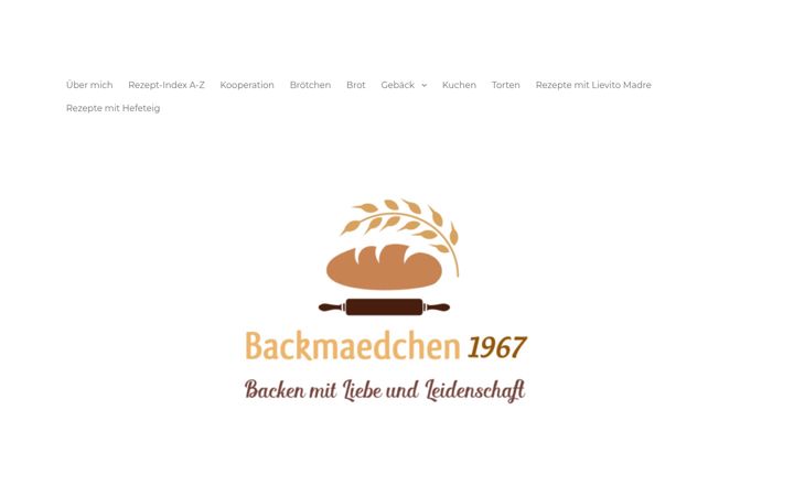 Screenshot of backmaedchen1967.de