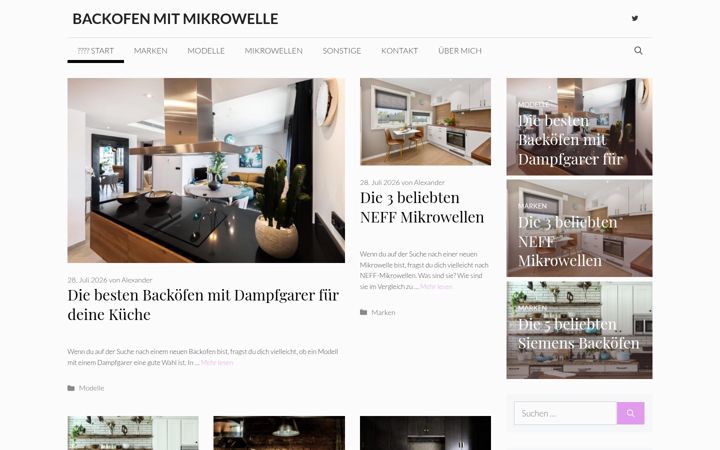 Screenshot of backofen-mit-mikrowelle.de