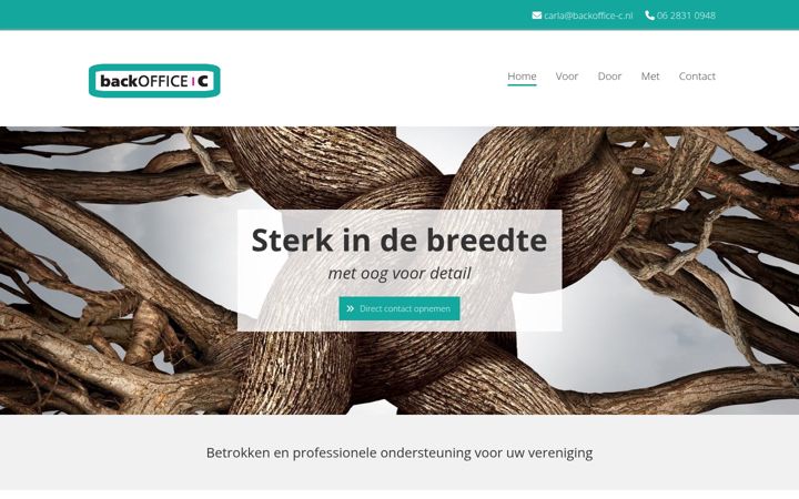 Screenshot of backoffice-c.nl