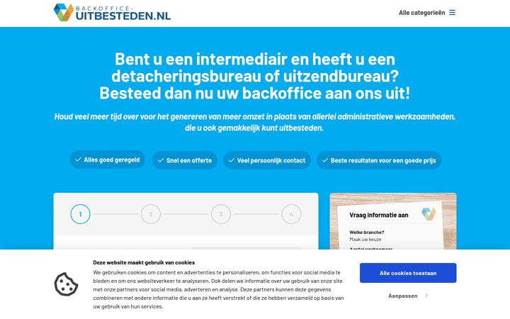 Screenshot of backoffice-uitbesteden.nl