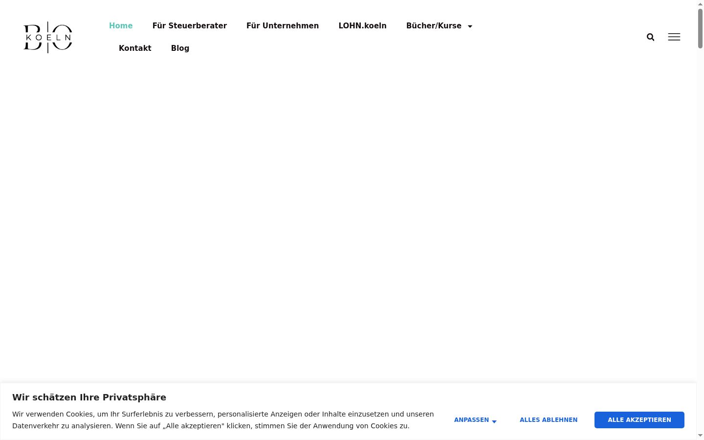 Screenshot tal-banner tal-kunsens muri qabel kwalunkwe interazzjoni