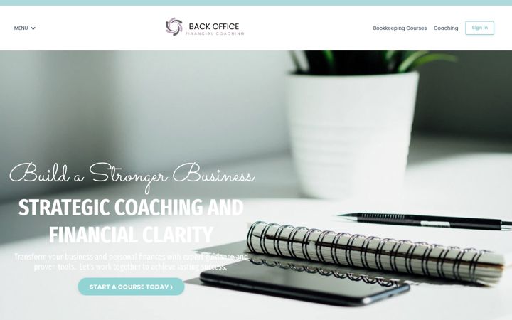 Screenshot of backofficefinancial.com