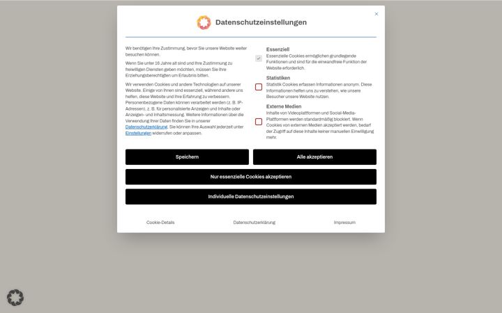 Screenshot ta' backofficequeen.de