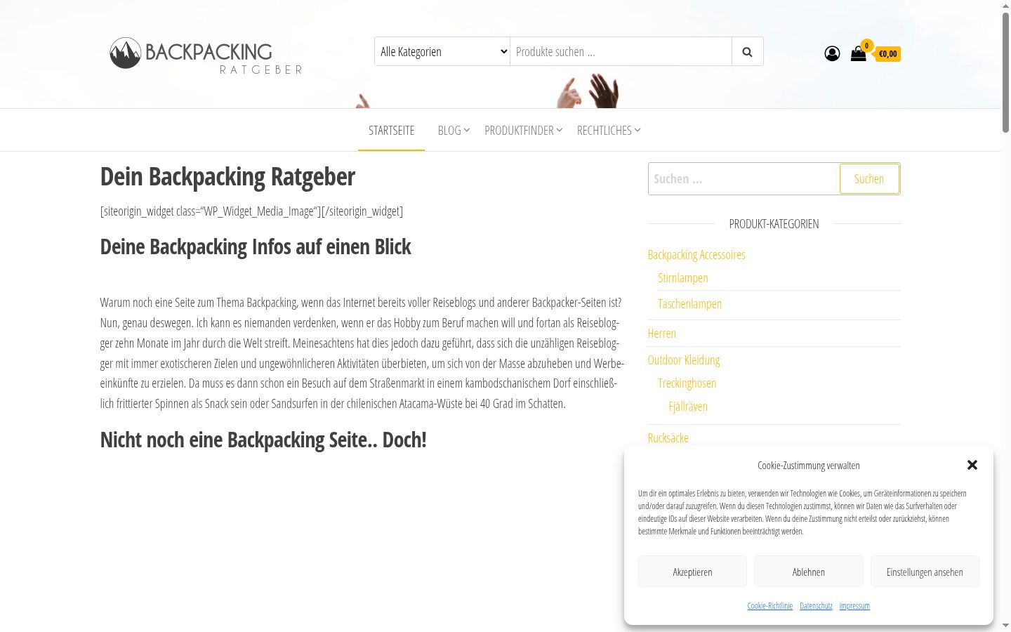 Snímka obrazovky banera súhlasu zobrazeného pred akoukoľvek interakciou