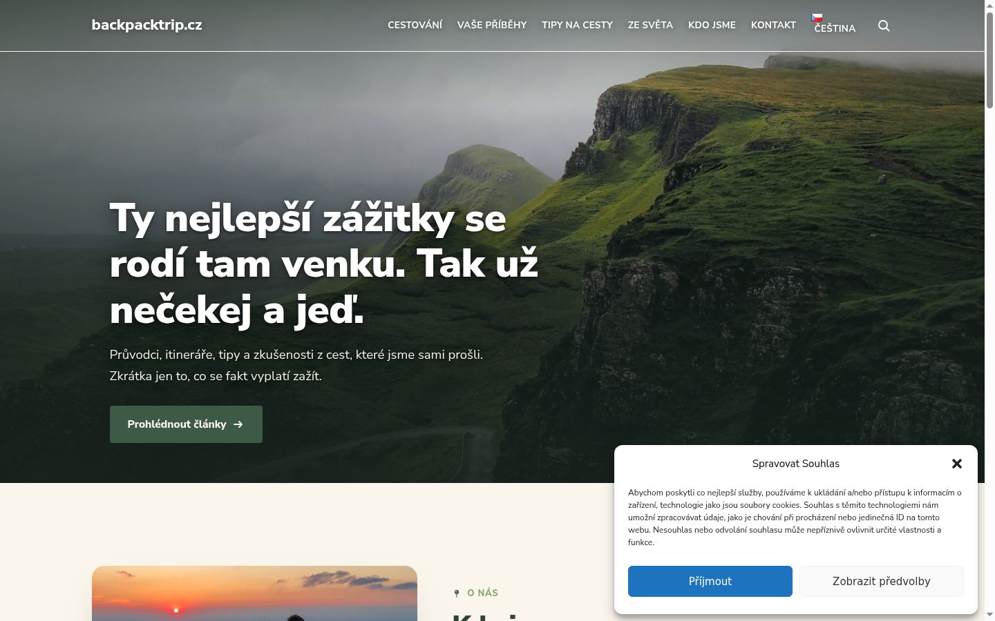Screenshot tal-banner tal-kunsens muri qabel kwalunkwe interazzjoni