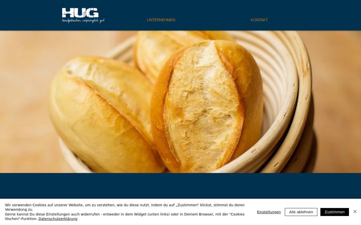 Screenshot of backparadies-hug.de