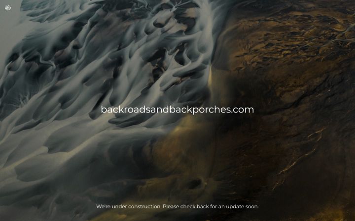 Screenshot of backroadsandbackporches.com