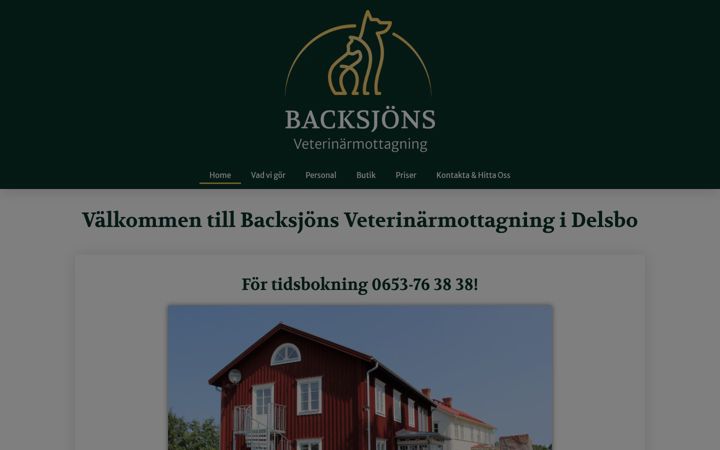 Screenshot of backsjons.se