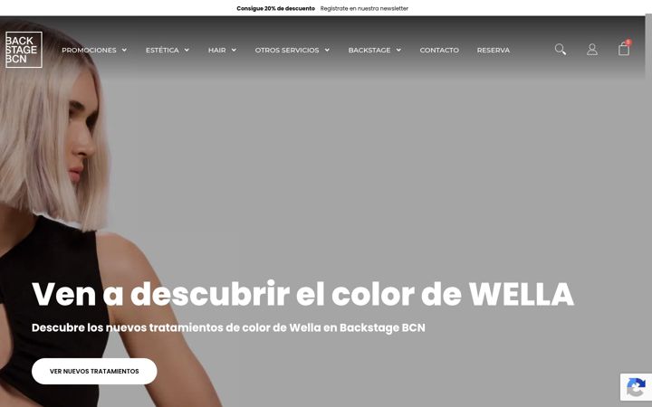 Screenshot of backstagebcn.com