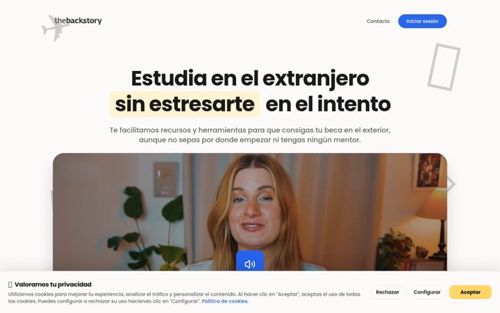 Screenshot of backstorylab.com