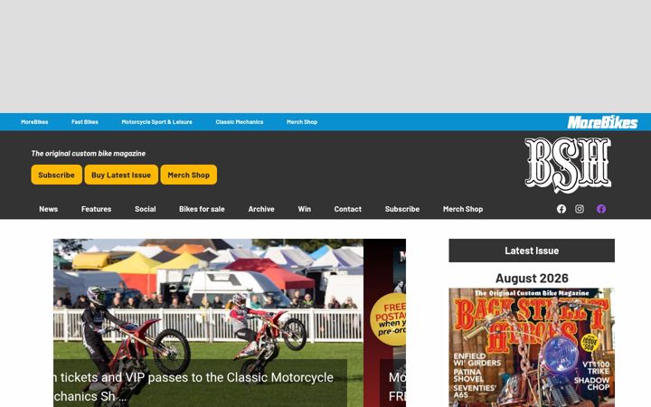 Screenshot of backstreetheroes.com