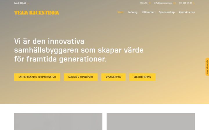 Screenshot of backstroms.se