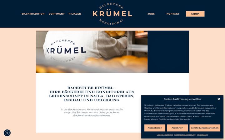 Képernyőkép: backstube-kruemel.de