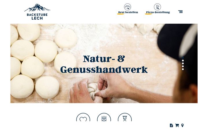 Screenshot of backstubelech.at