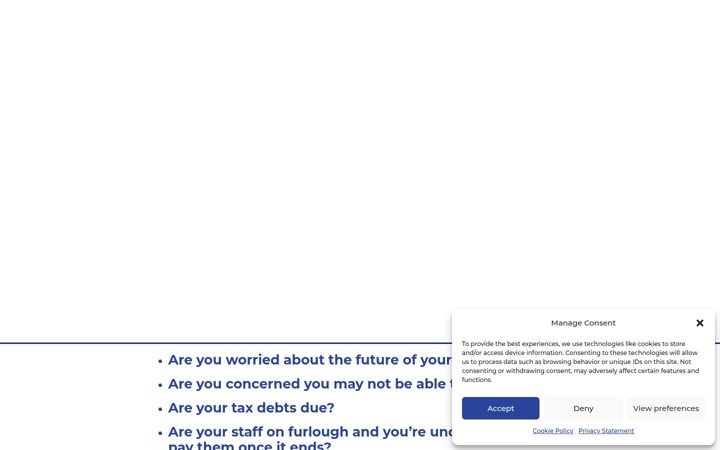 Screenshot of backtobusinessuk.com