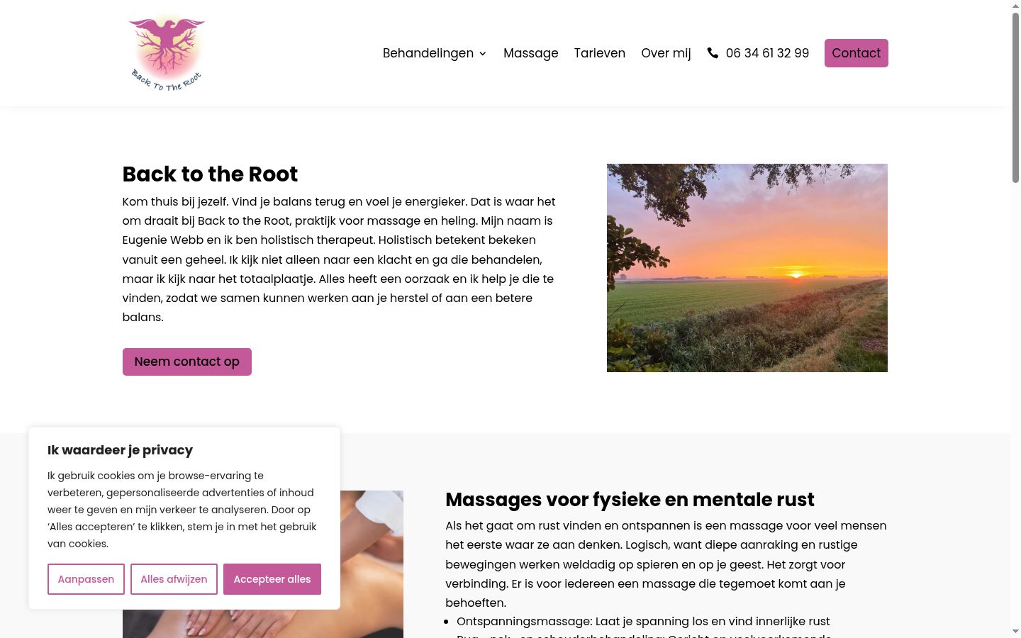 Capture d'écran de la bannière de consentement affichée avant toute interaction