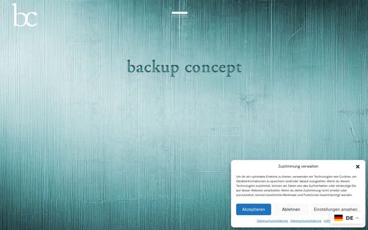 Screenshot of backup-concept.de