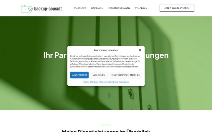 Screenshot of backup-consult.de