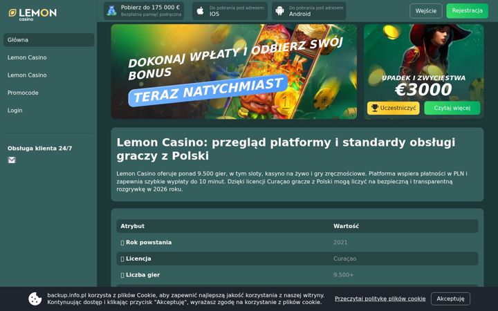 Screenshot of backup.info.pl