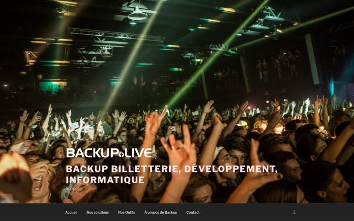 Screenshot of backup.live