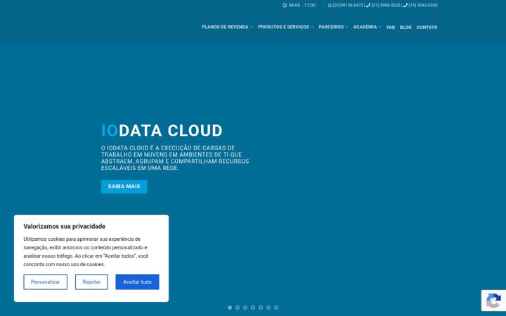Screenshot of backupgarantido.com.br