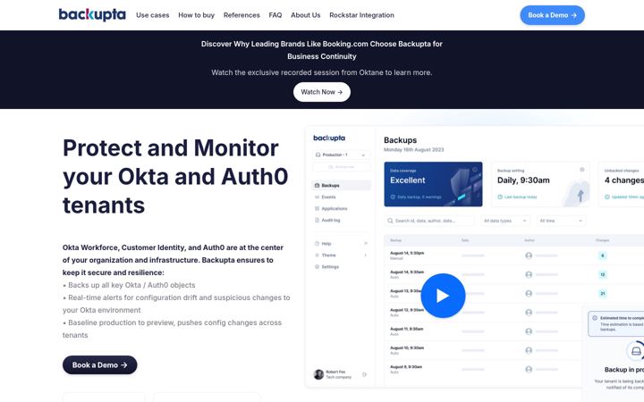 Screenshot of backupta.com