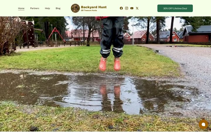 Screenshot of backyard-hunt.com