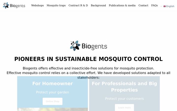 Screenshot of backyard-mosquito-control.com