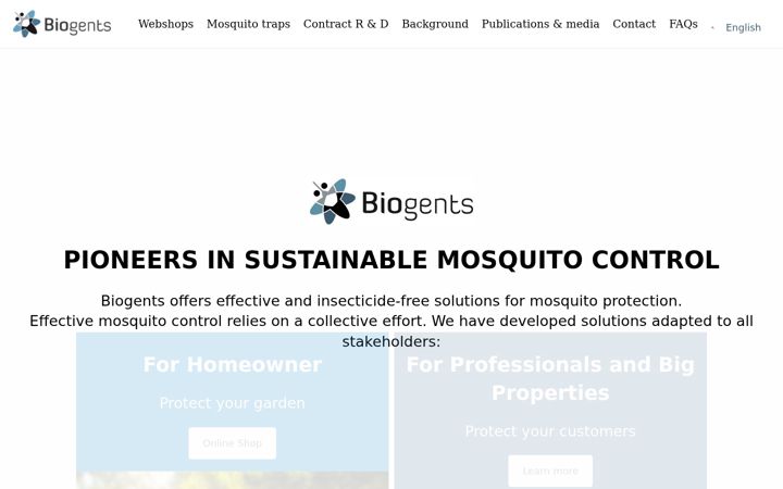 Screenshot of backyard-mosquito-control.org