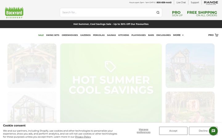 Screenshot di backyarddiscovery.com