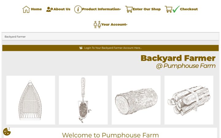 Screenshot of backyardfarmer.co.uk