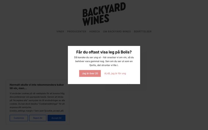Ekrano kopija backyardwines.se
