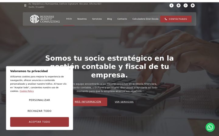 Screenshot of bacniif.com