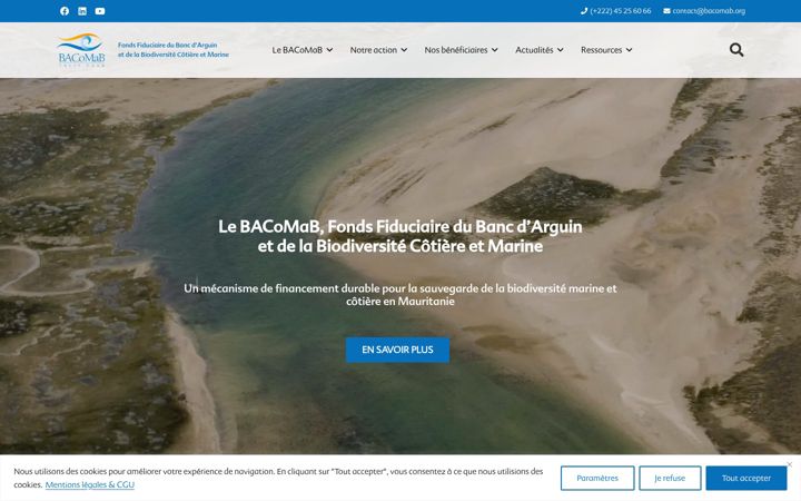 Screenshot of bacomab.org