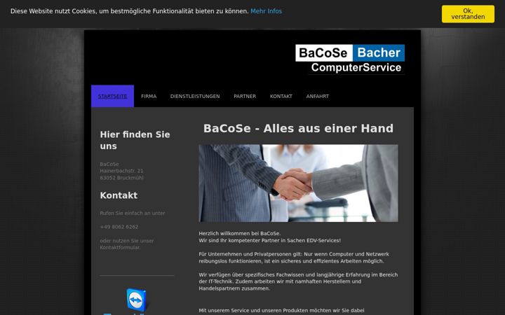Képernyőkép: bacose.de