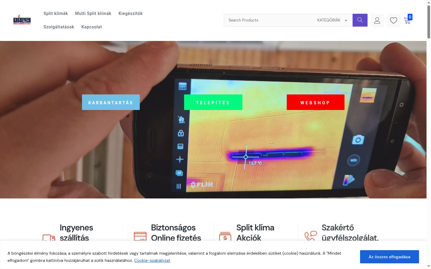 Sutikimo reklamjuostės, rodytos prieš bet kokią sąveiką, ekrano kopija