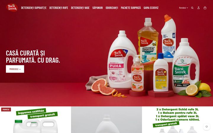 Screenshot of bacsiszerek.ro