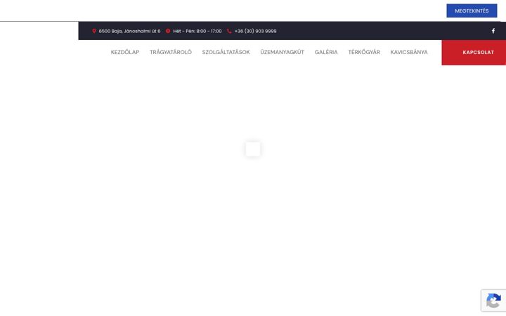 Screenshot of bacskalogistik.hu