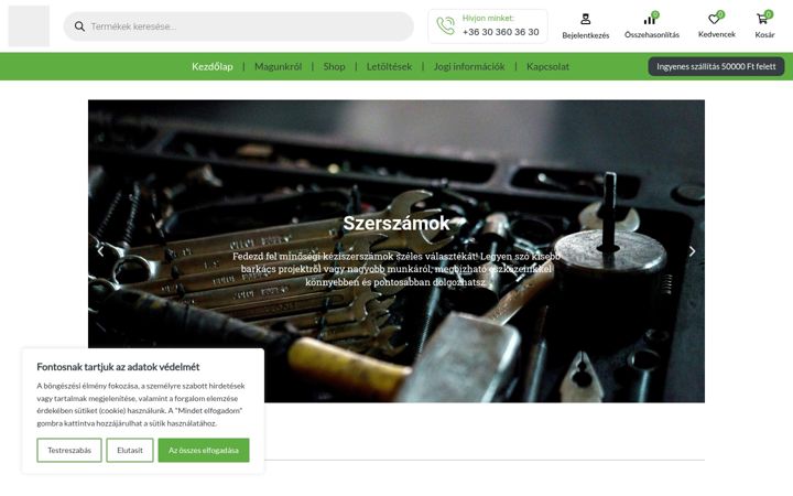Screenshot of bacsszerszam.hu