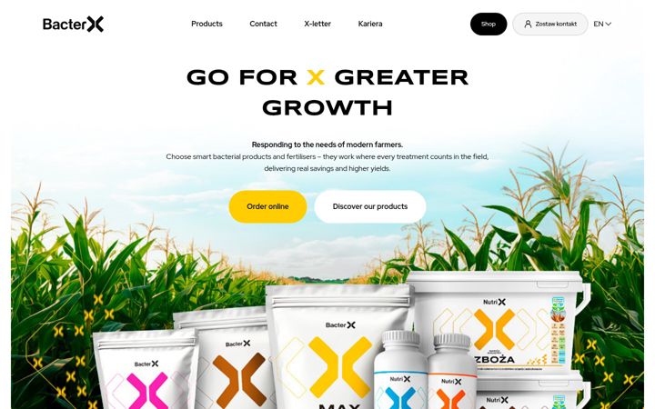 Screenshot of bacterx.pl